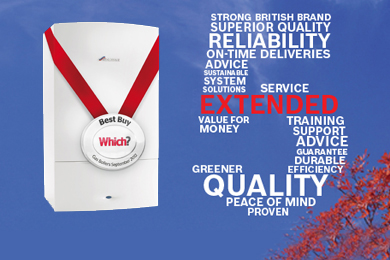 5-year cover on selected Worcester Bosch boilers